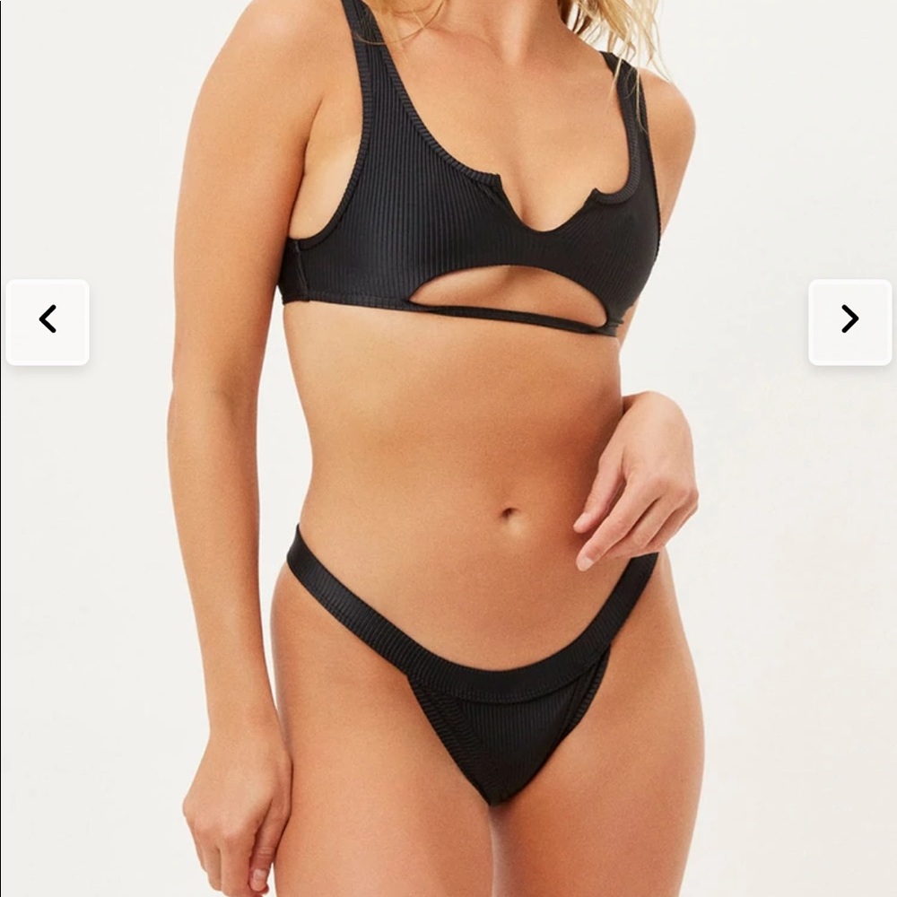 Frankies Bikini Cole Ribbed Cheeky Bottom